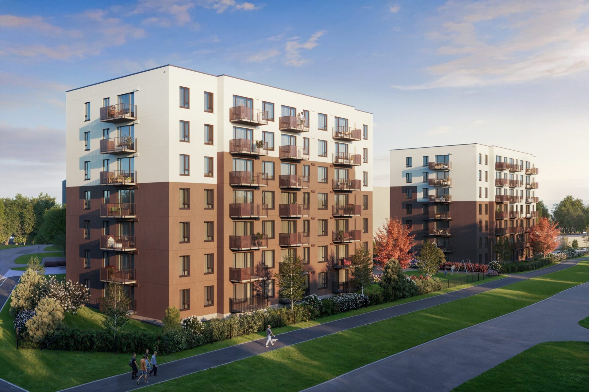 Energoefektīvs dzīvojamais projekts “Pillar Iļģuciema mājas”